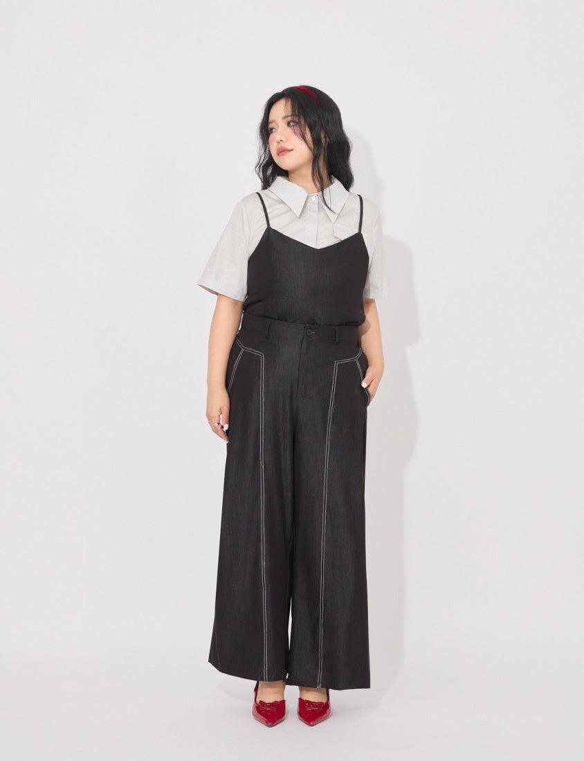 MORE U COOL PRO+ Silky Denim-Look Plus Size Vest