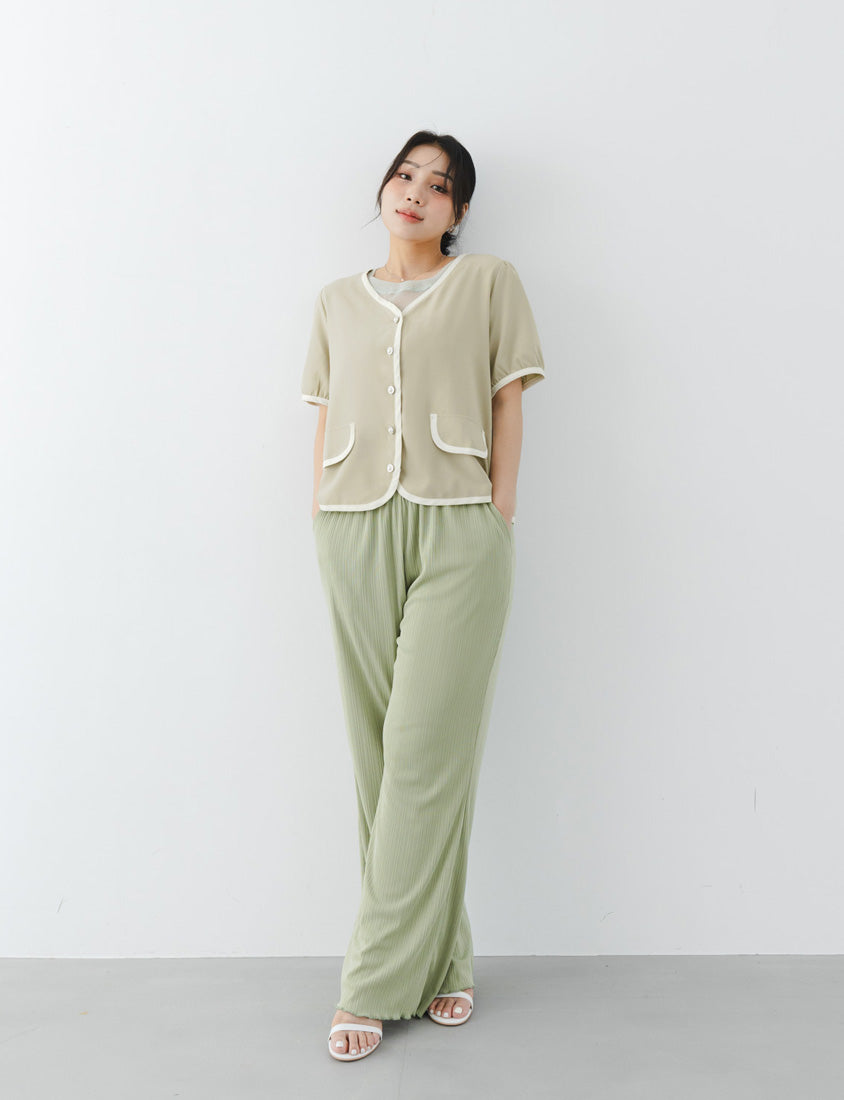 MISS. Ultra Stretch Ribbed Plus Size Slimming Pants