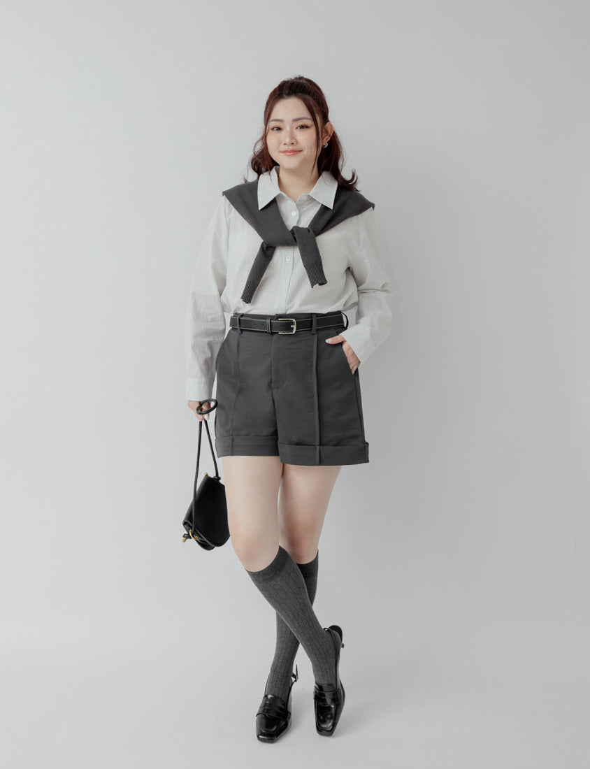 Versatile Multi-Color Knit Shawl