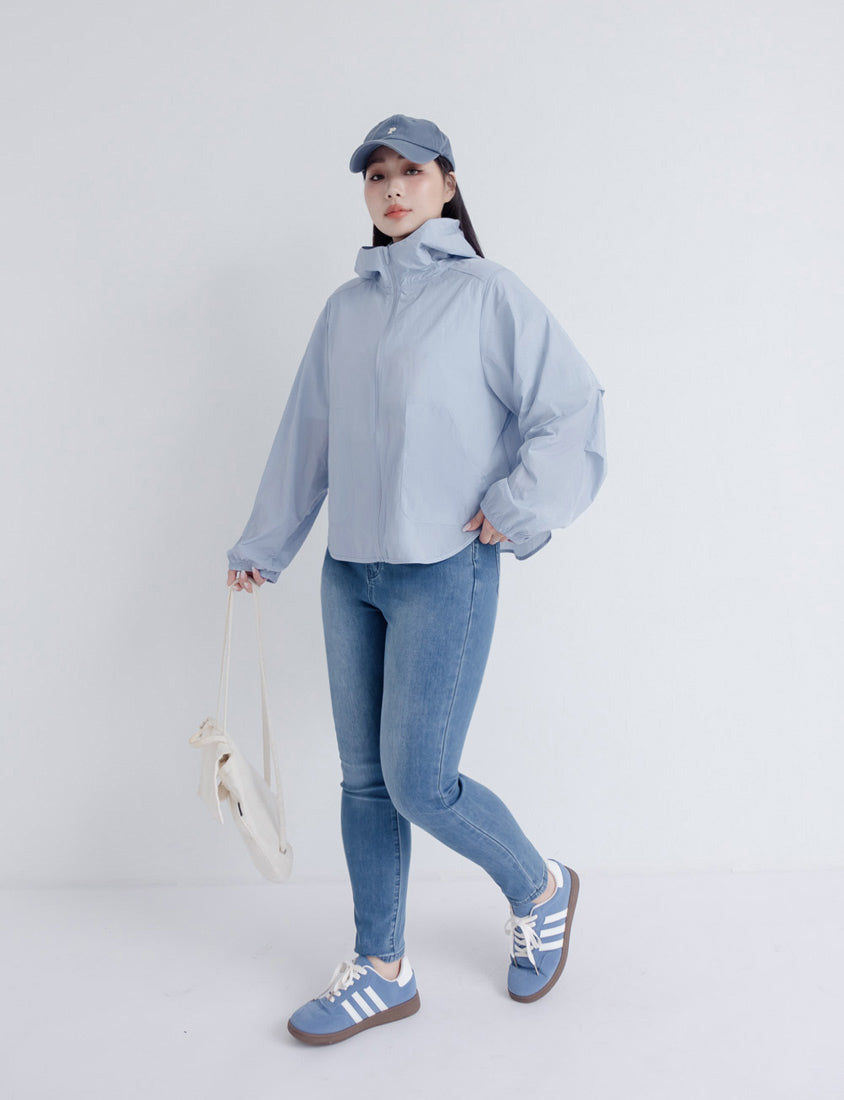UV PRO+ Lightweight Functional Cropped Utility Plus Size Jacket
