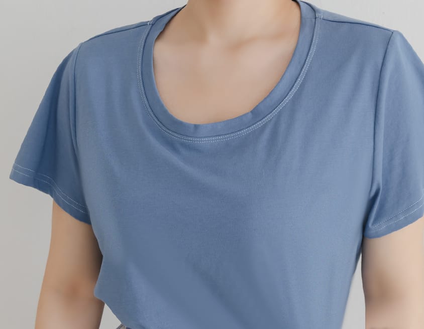 Pobra. UV PRO+ Cooling Antibacterial BRA TEE (with Pads)