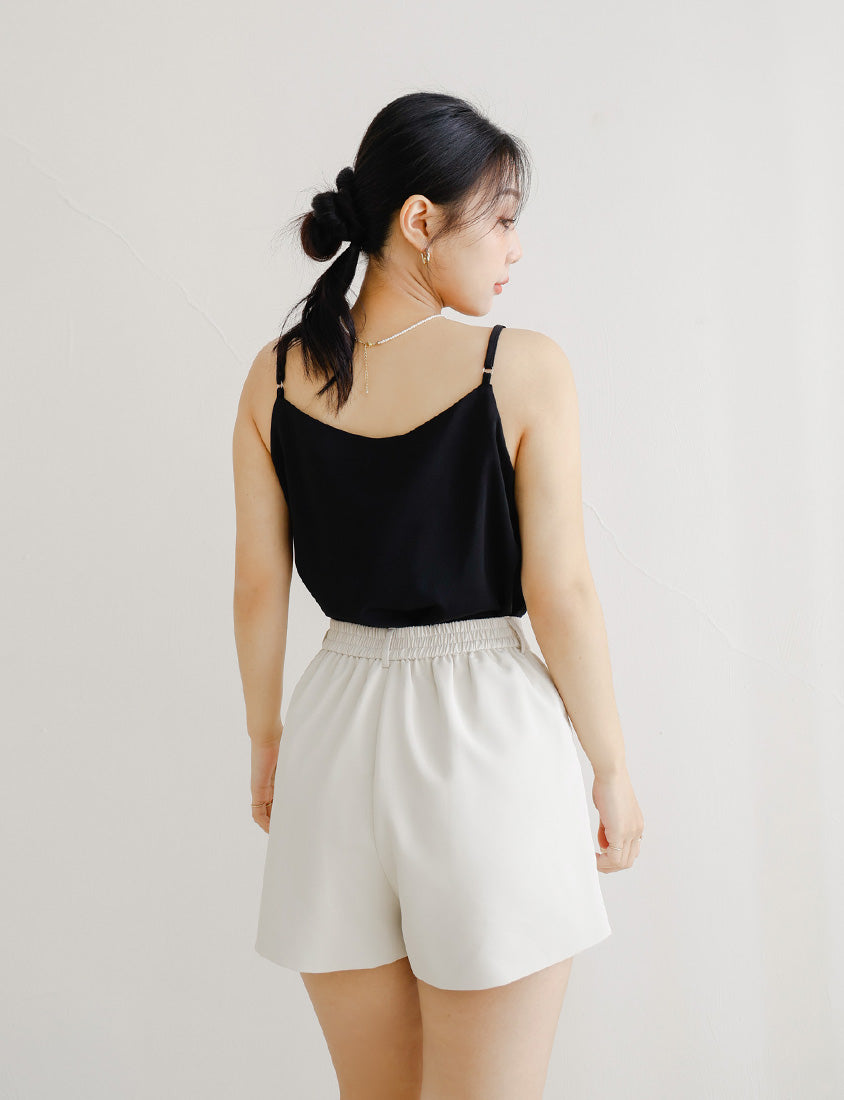 MISS. Skin-Friendly Satin Adjustable Strap Plus Size Cami
