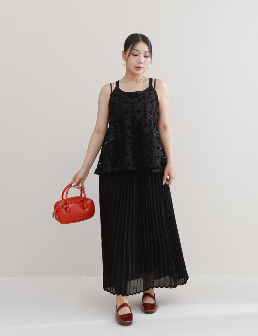 MISS. Adjustable Floral Layering Plus Size Camisole