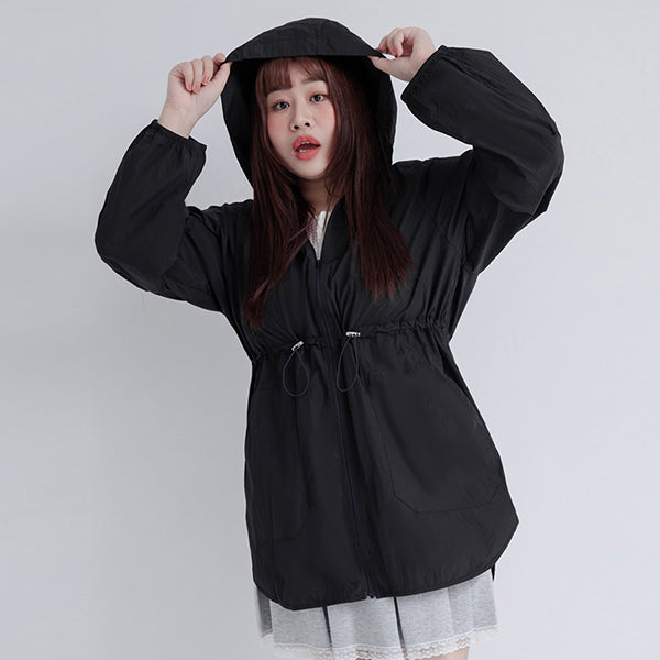 UV PRO+ Lightweight Functional Longline Utility Plus Size Jacket