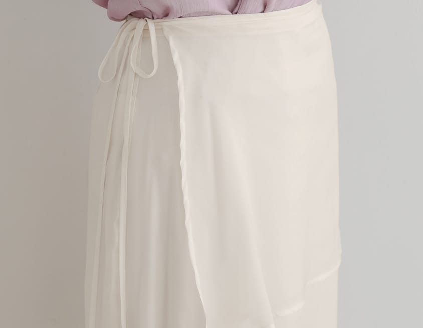 Fairy Two-Piece Sheer Plus Size Maxi Skirt (with Inner Skirt)
