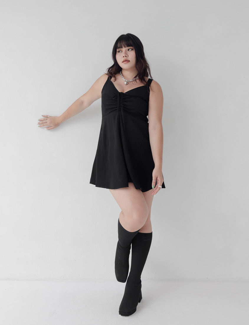 MUA! Adjustable Drawstring Sexy Plus Size Cami Dress