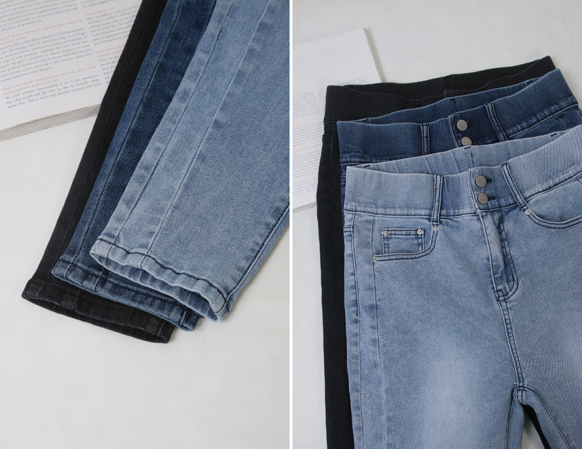 Tummy Flattering Plus Size Slimming Jeans