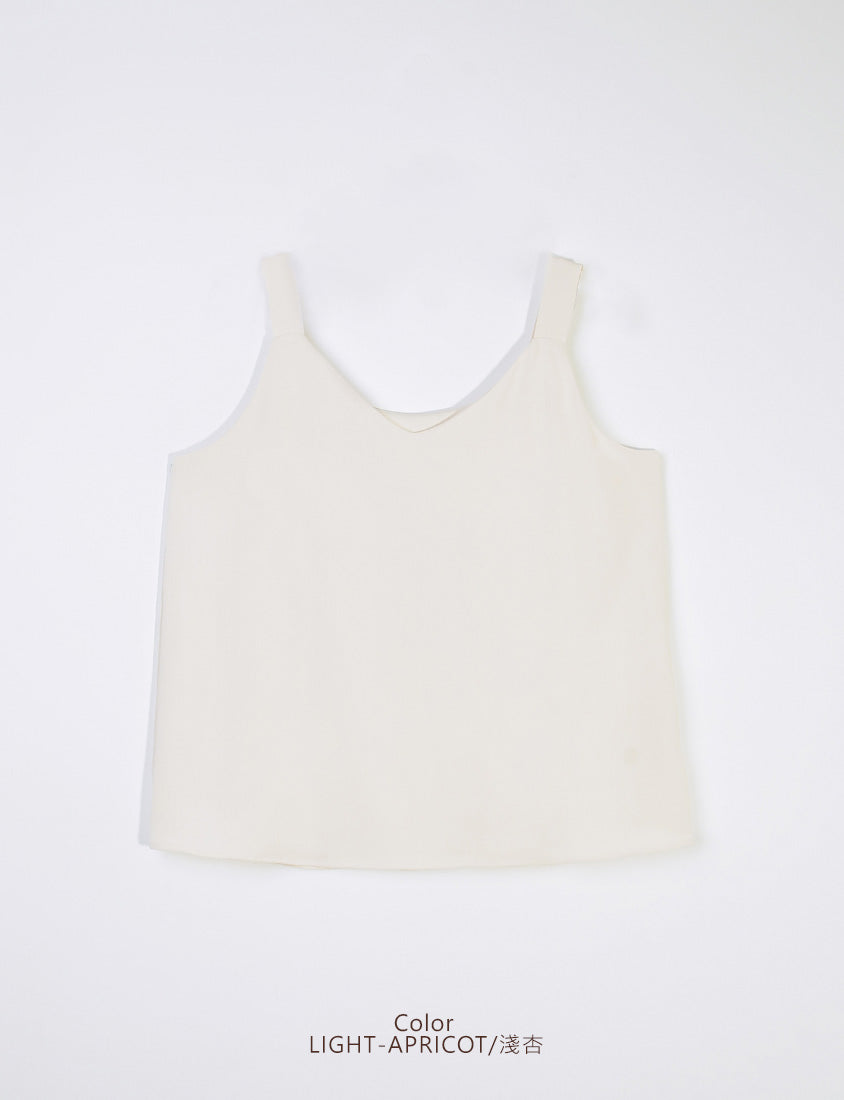 MISS. Two Way Reversible Matte Chiffon Plus Size Tank Top