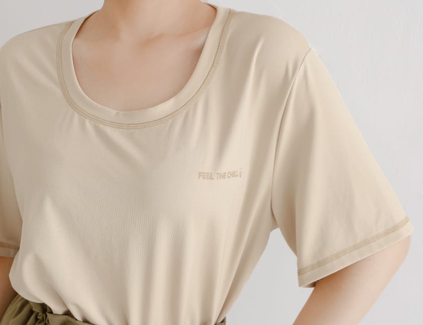 COOL PRO+ Color-Block Plus Size Print Tee
