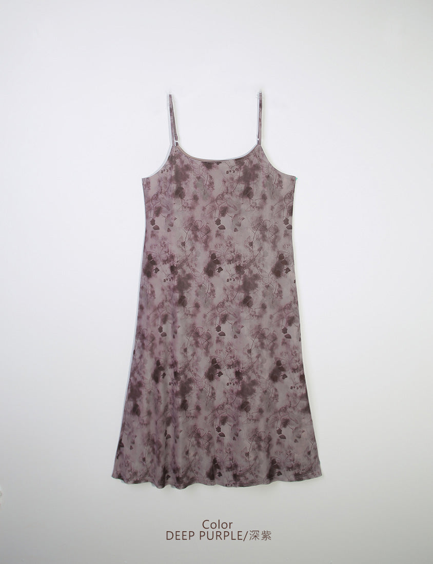 MUA! Sheer Adjustable Tie-Dye Plus Size Maxi Dress