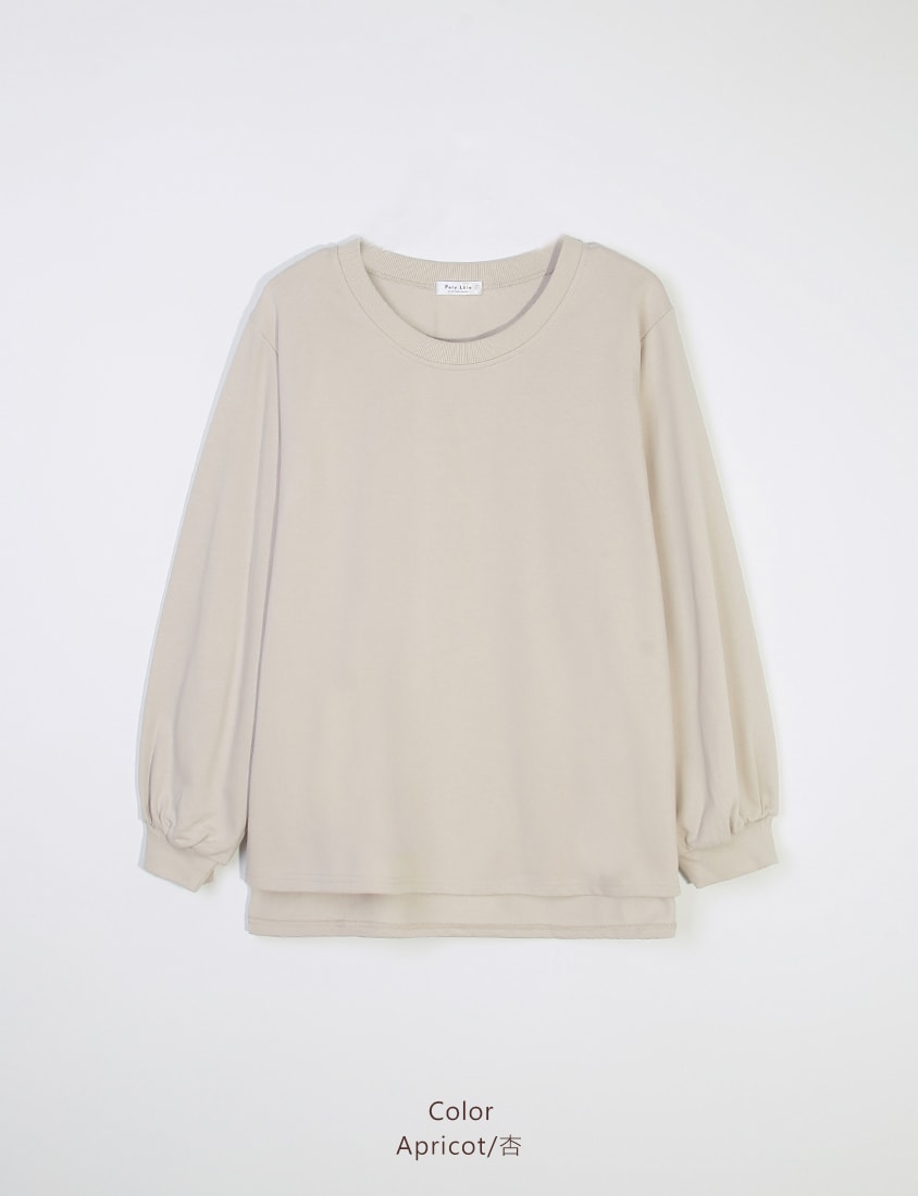 Oversized Cotton Slit Plus Size Sweatshirt (Unisex)