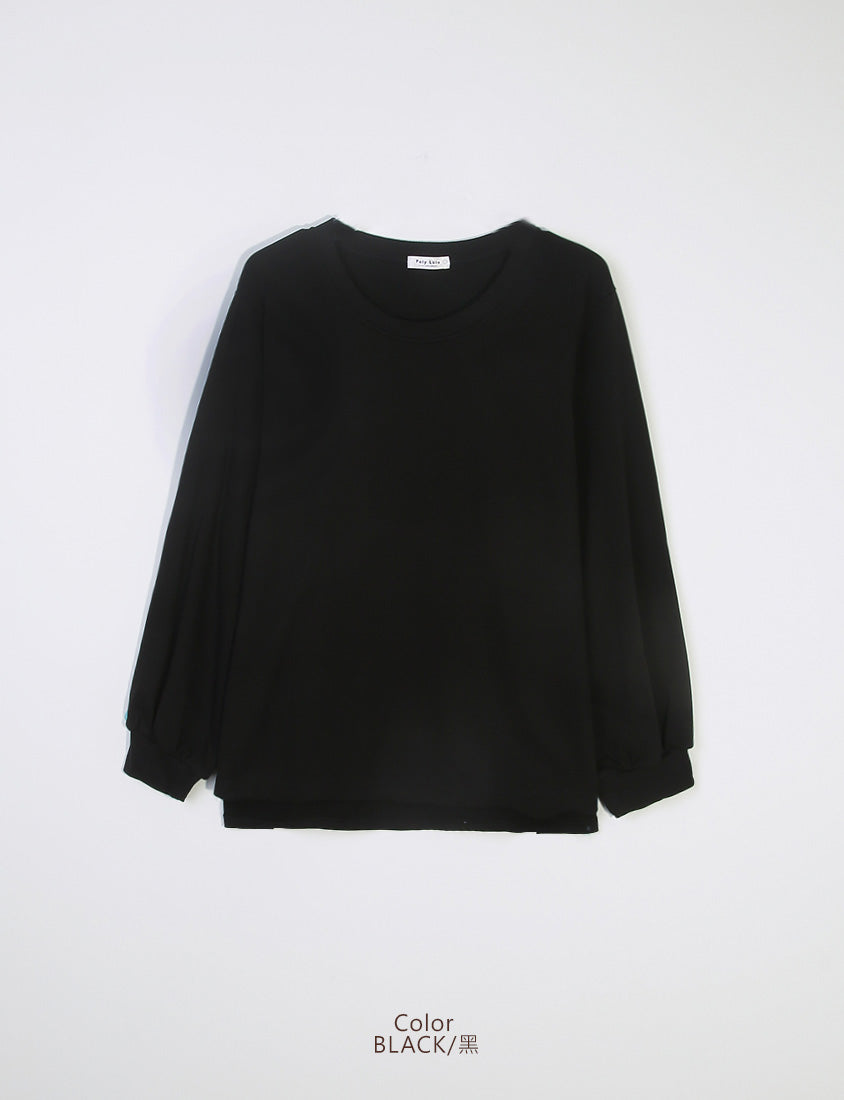 Oversized Cotton Slit Plus Size Sweatshirt (Unisex)