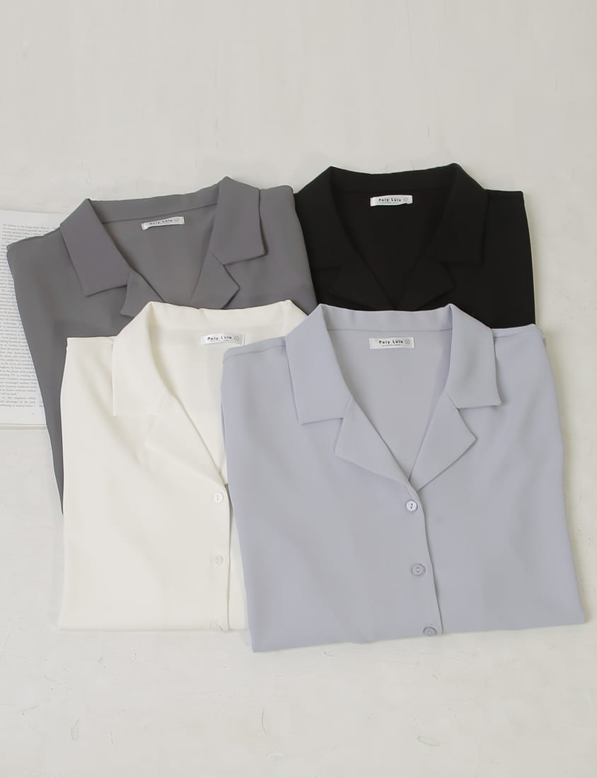 MISS. Silky Cool Oversize Cuban Collar Plus Size Shirt (Unisex)