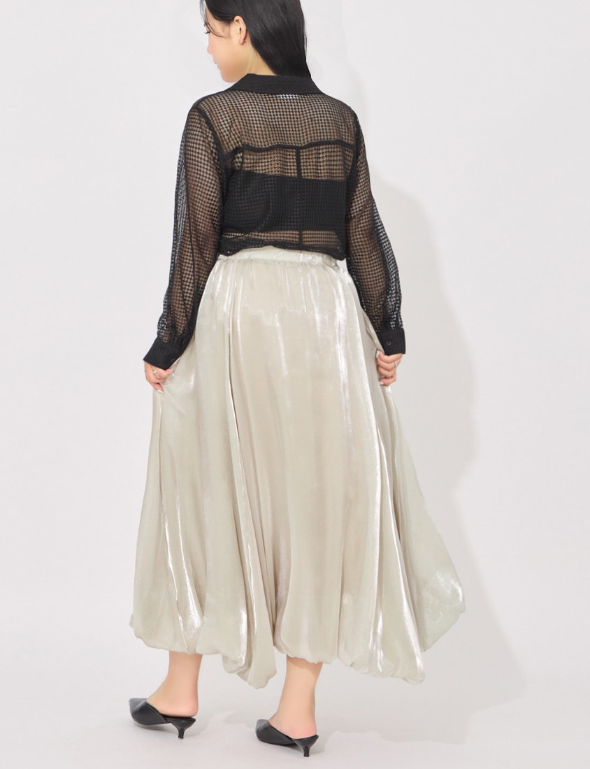 MORE U Textured Geometric Cut-Out Plus Size Shirt