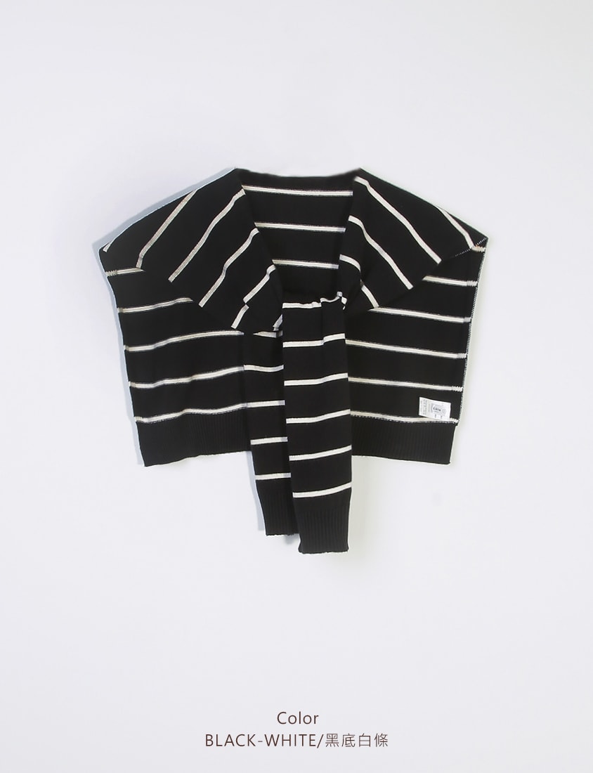 Versatile Multi-Color Knit Shawl