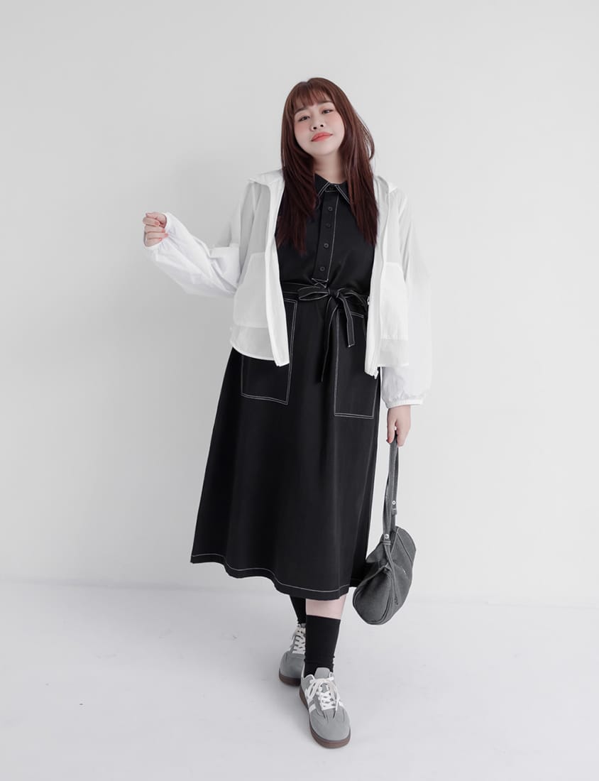 UV PRO+ Lightweight Functional Cropped Utility Plus Size Jacket