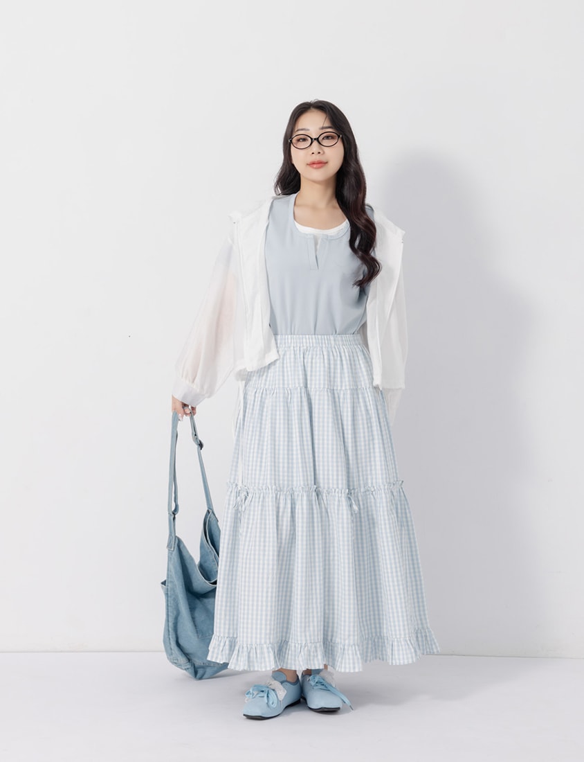 Versatile V-Neck Faux Two Piece Plus Size Tee