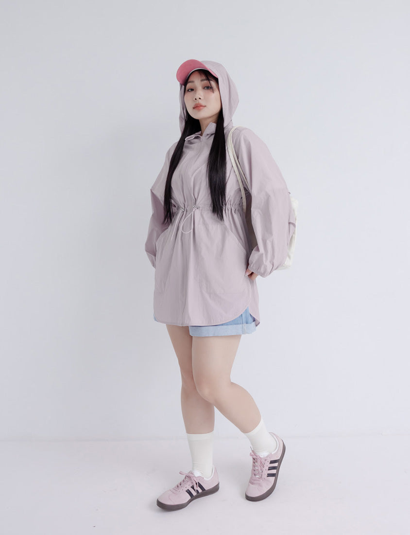 UV PRO+ Lightweight Functional Longline Utility Plus Size Jacket