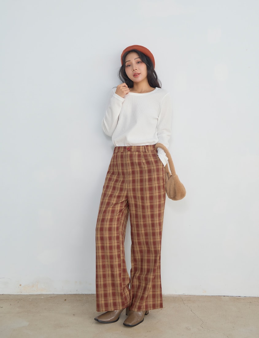 Casual Versatile Waffle Knit Plus Size Long Sleeve Top