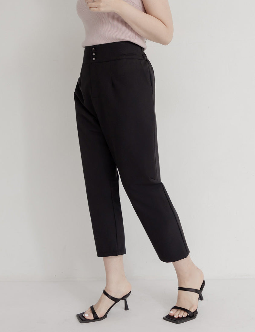 MISS. Standard Fit High Waist Plus Size Trousers