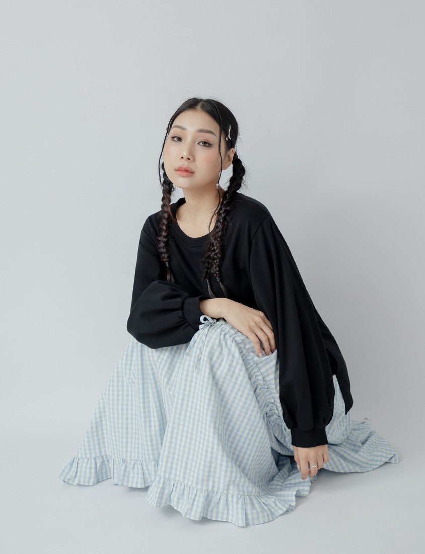 Oversized Cotton Slit Plus Size Sweatshirt (Unisex)