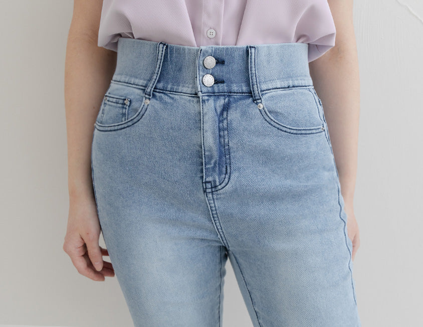 Tummy Flattering Plus Size Slimming Jeans