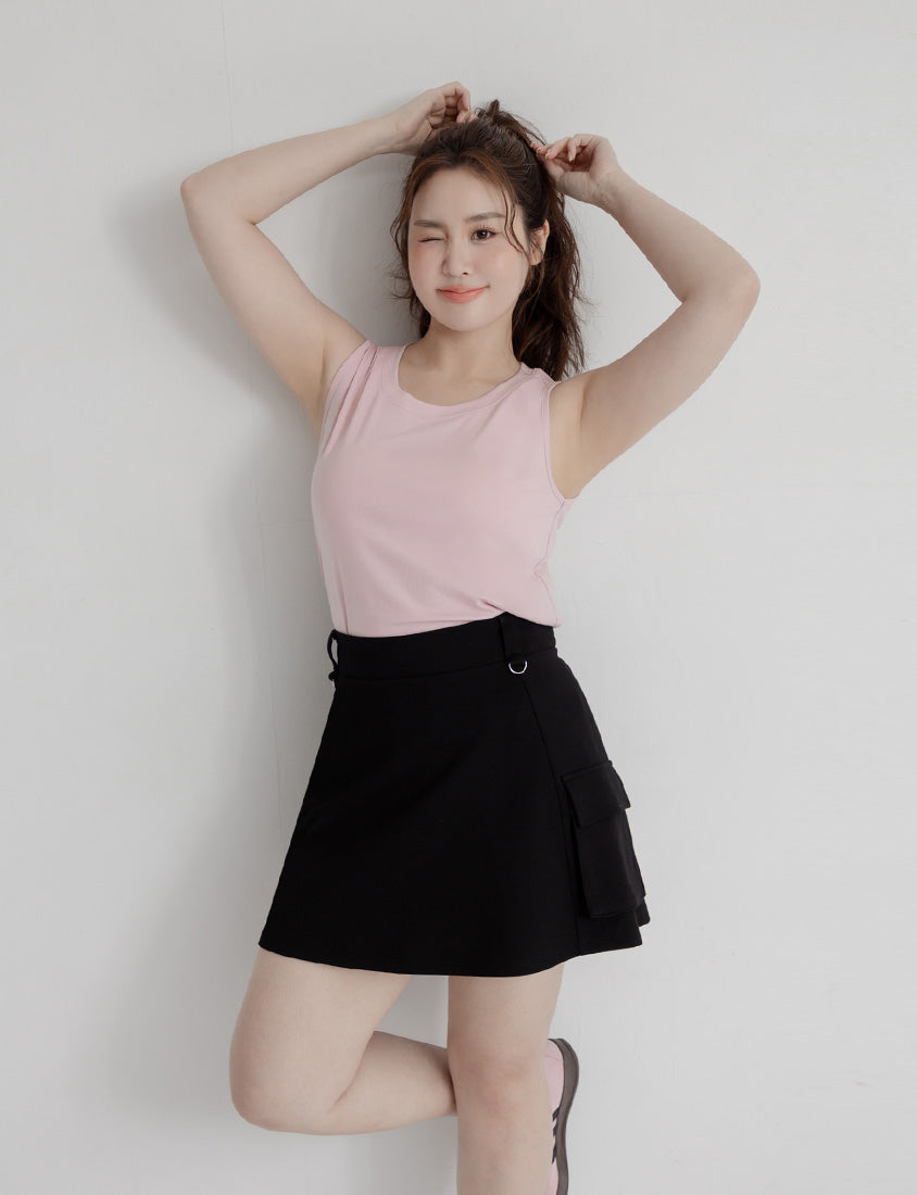 Everyday Basic Crewneck Plus Size Tank Top