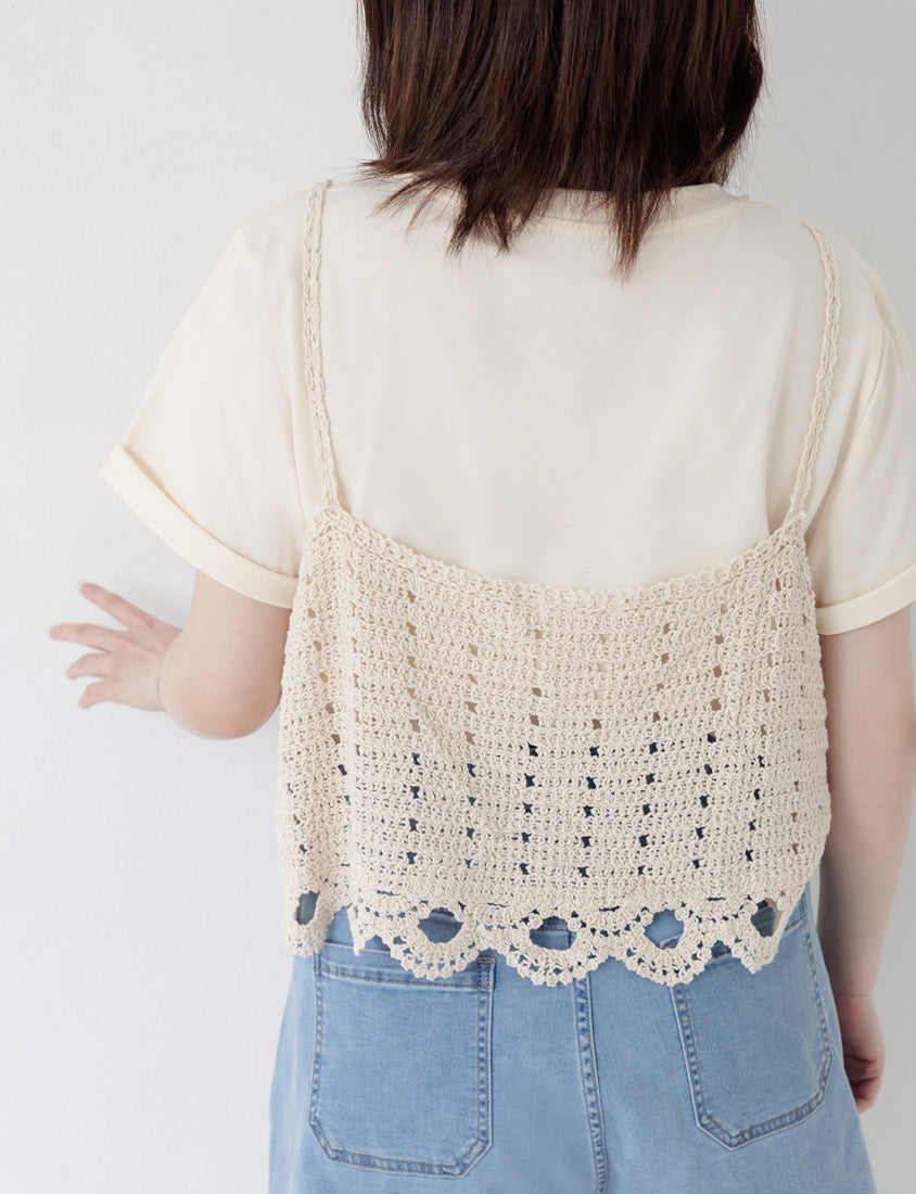 Versatile Crochet Knit Plus Size Vest