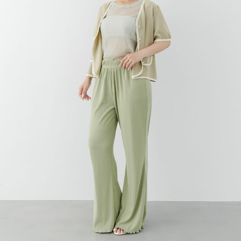 MISS. Ultra Stretch Ribbed Plus Size Slimming Pants