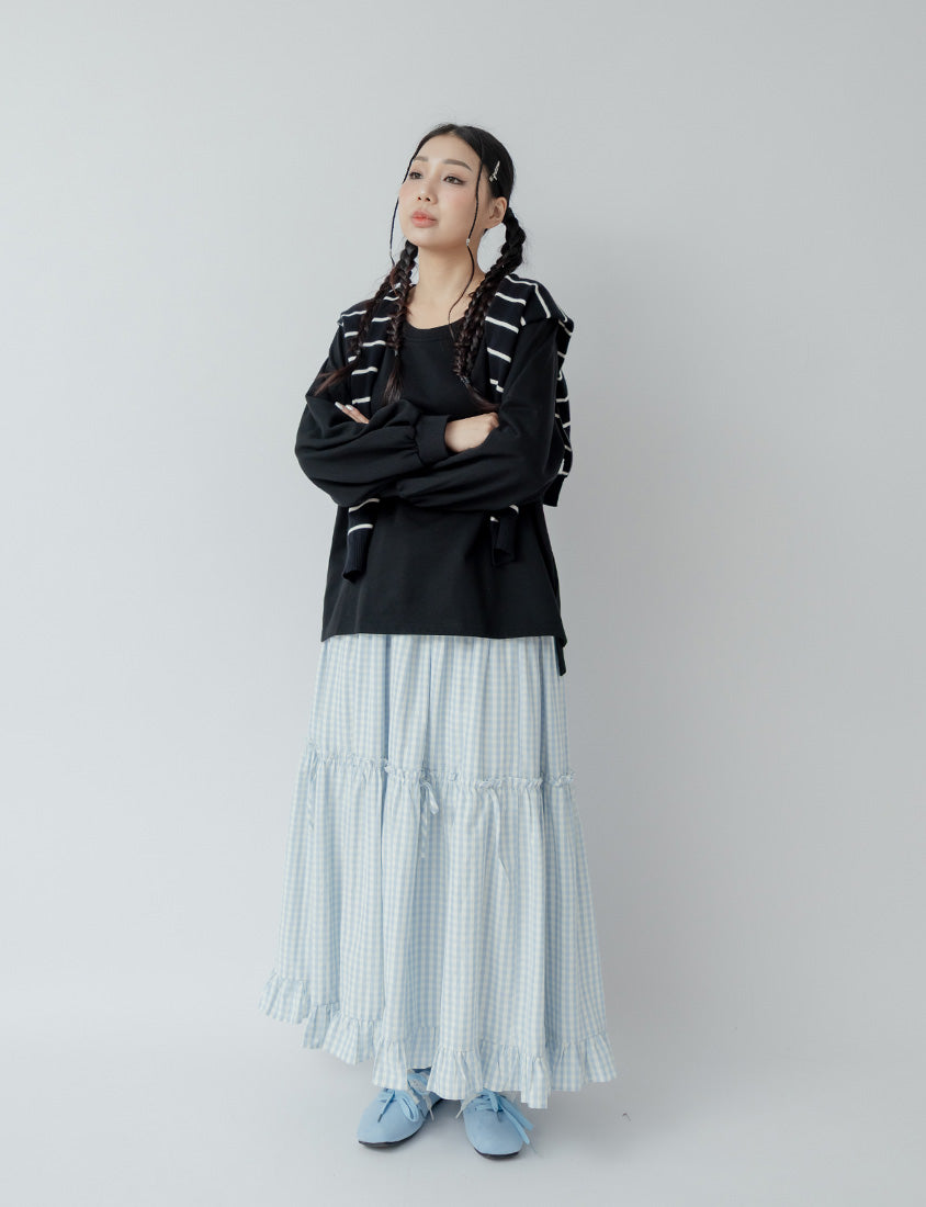 Oversized Cotton Slit Plus Size Sweatshirt (Unisex)