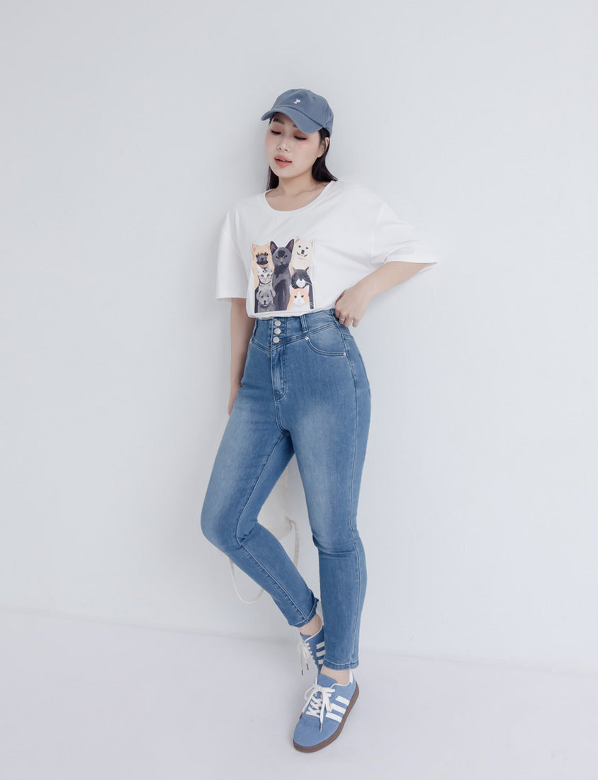 Cooling Tech Slim Fit Plus Size Jeans