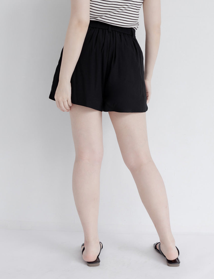 Airy Silky Linen Blend Shorts