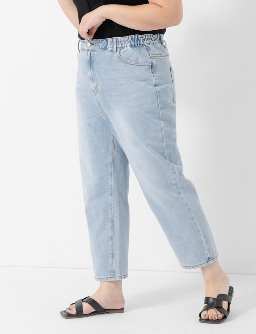 Apple-Shaped Friendly! Perfect Fit Plus Size Boyfriend Jeans