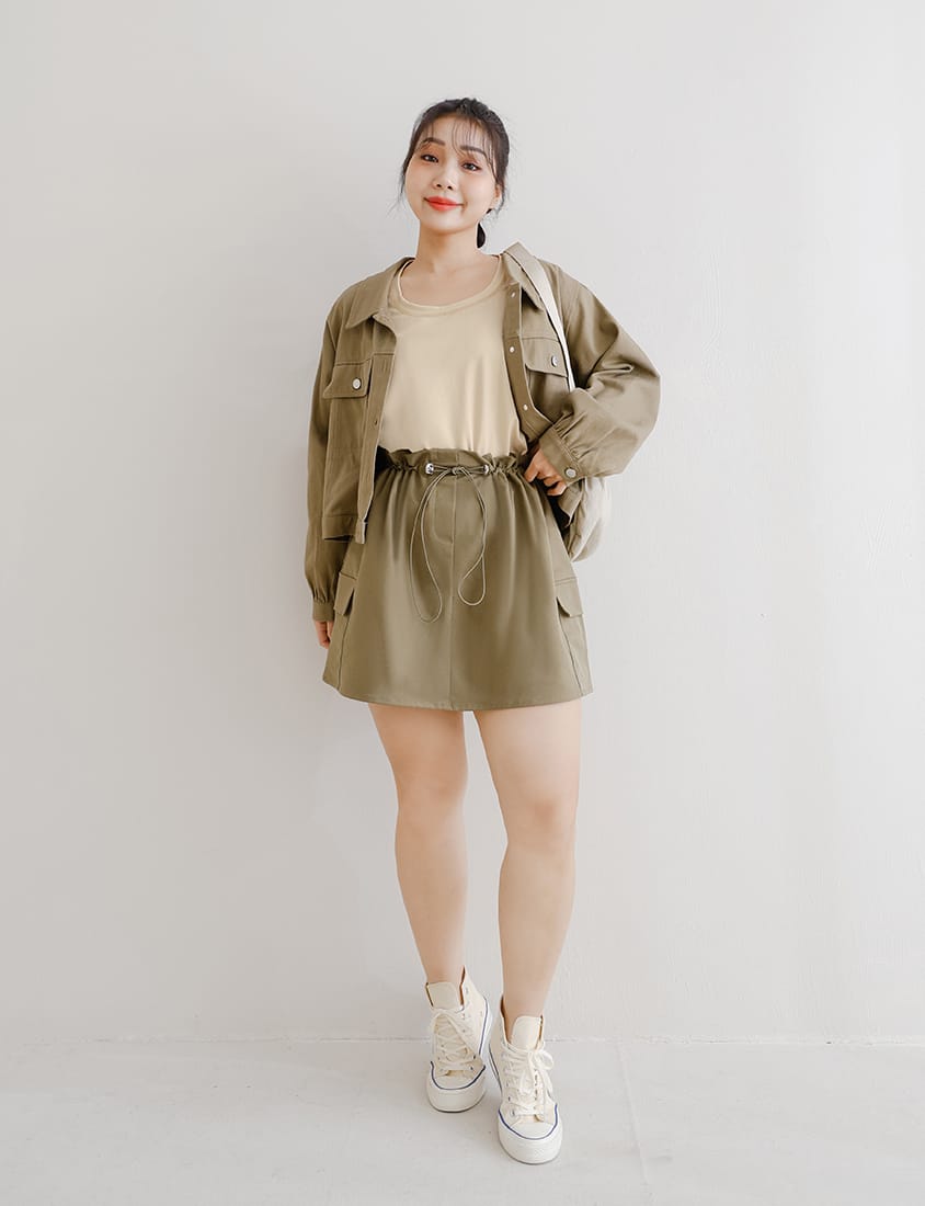 COOL PRO+ Color-Block Plus Size Print Tee