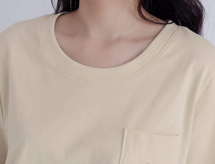 EAT ME Fried Chicken Pocket Plus Size Embroidery Tee