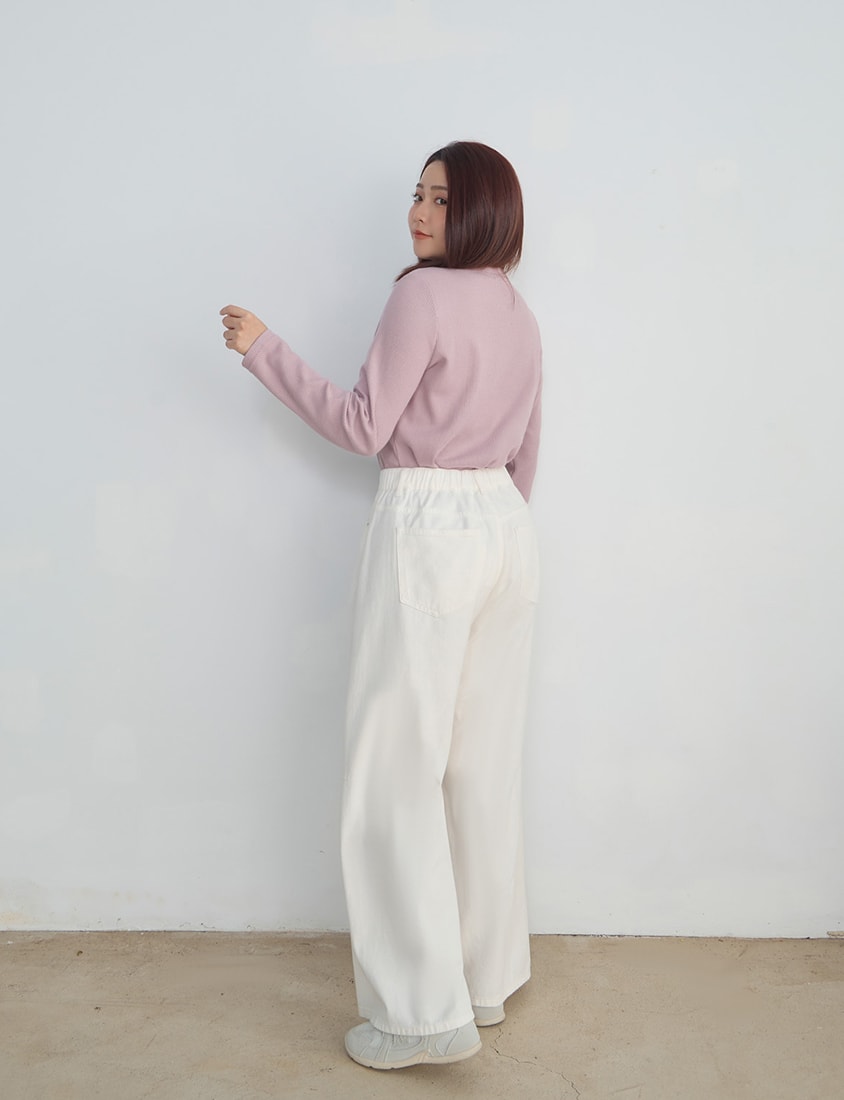 Casual Versatile Waffle Knit Plus Size Long Sleeve Top