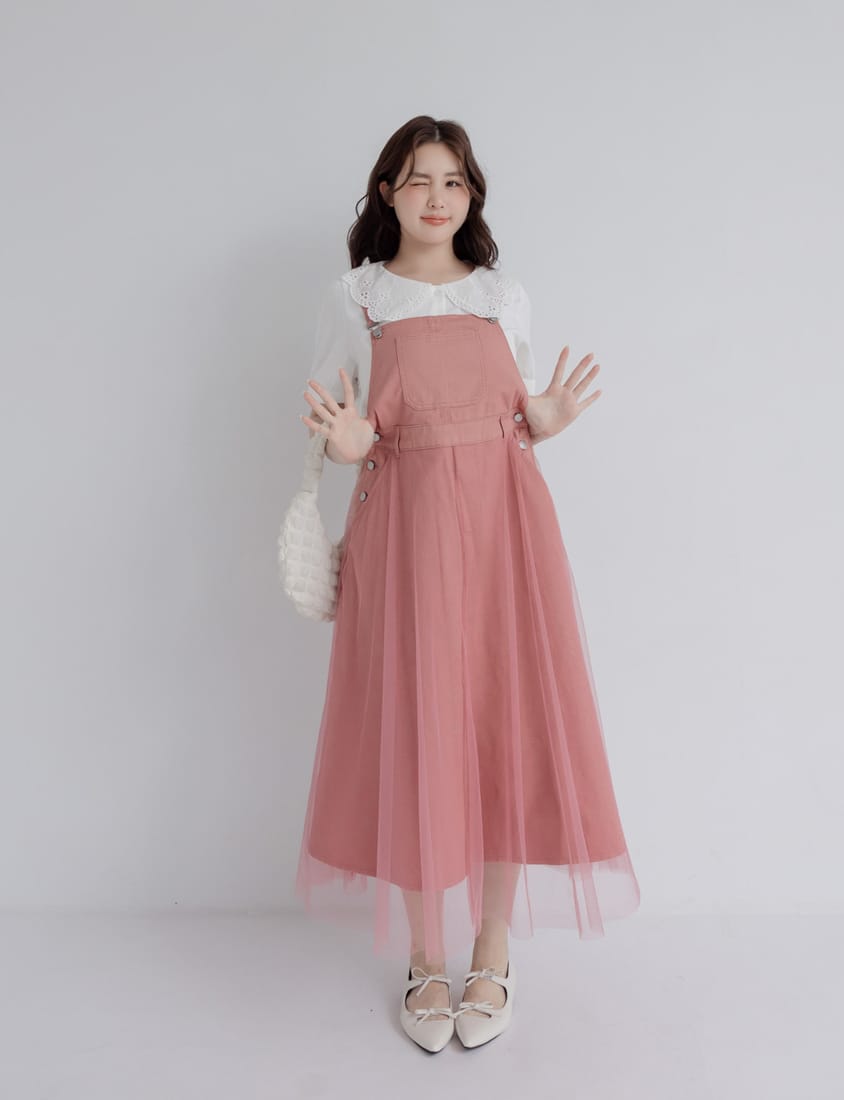 Sweet Lace Collar Puff Sleeve Plus Size Blouse