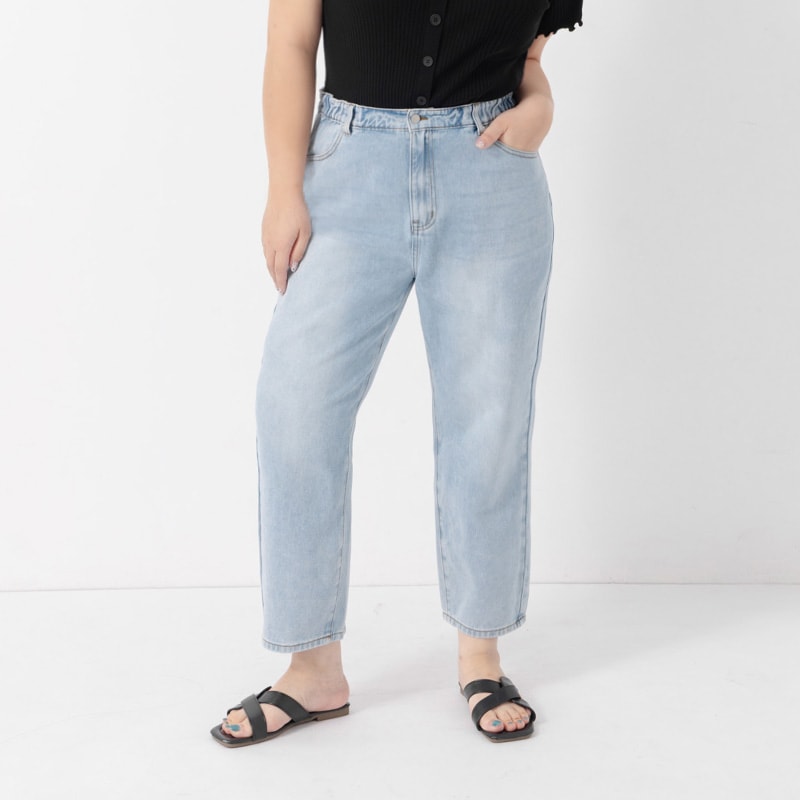 Apple-Shaped Friendly! Perfect Fit Plus Size Boyfriend Jeans