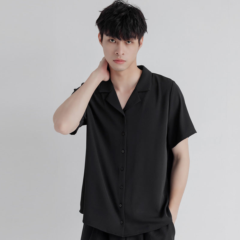 MISS. Silky Cool Oversize Cuban Collar Plus Size Shirt (Unisex)