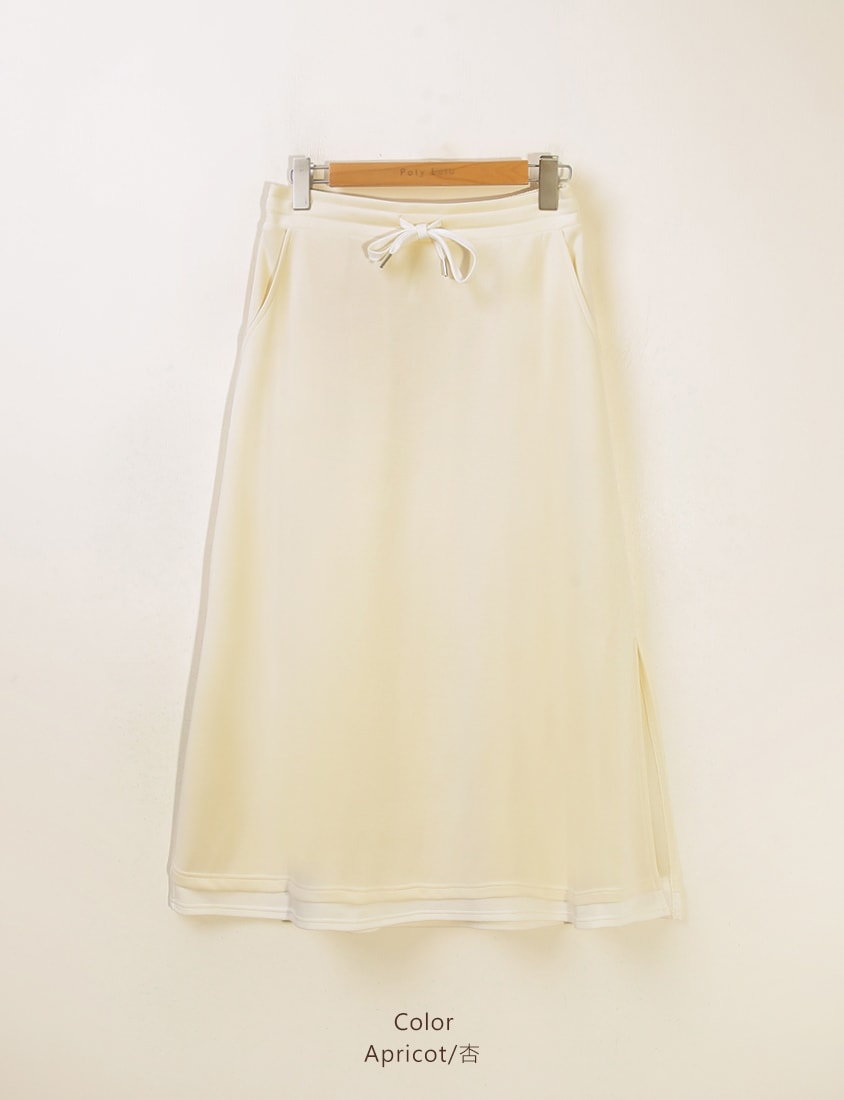 COOL PRO+ Space Cotton Panel Plus Size Maxi Skirt