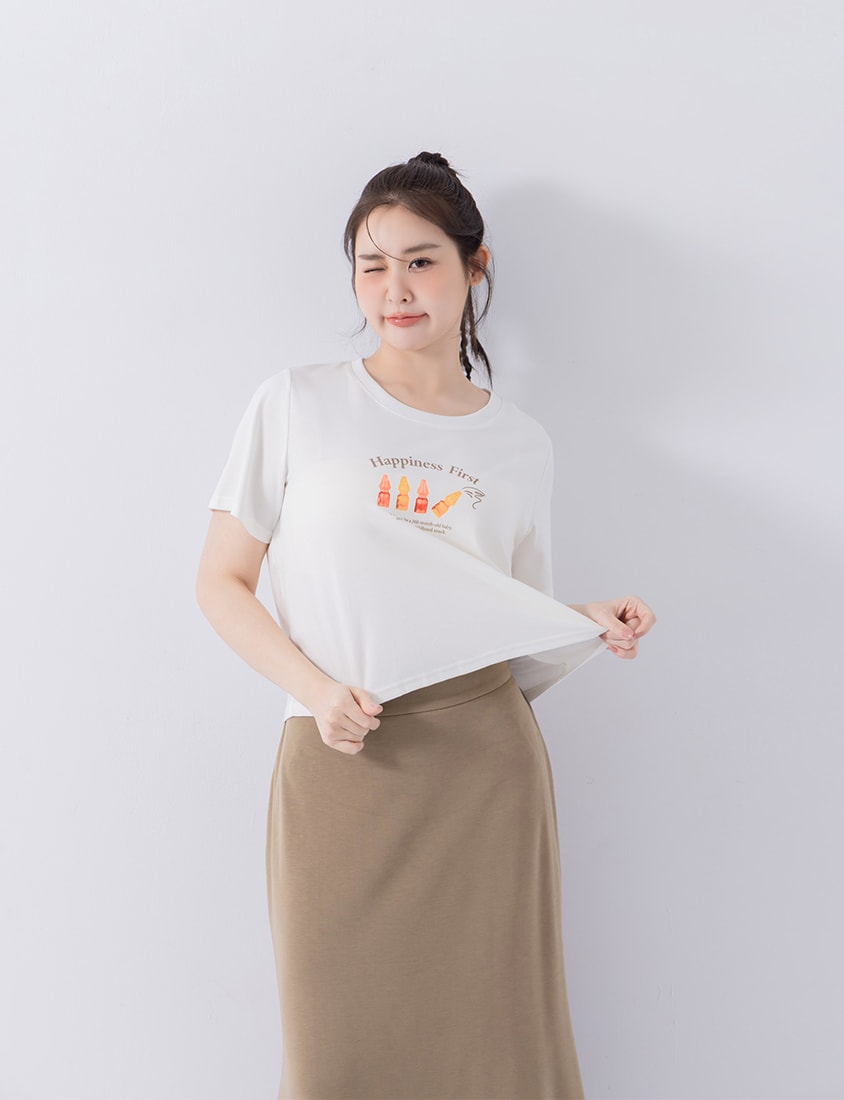 Retro Cola Gummy Plus Size Print Tee