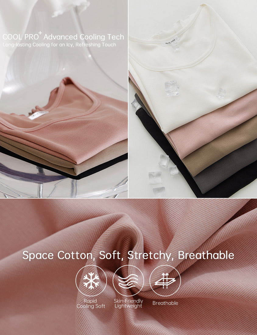 COOL PRO+ Ultra-Light Space Cotton Plus Size Tee