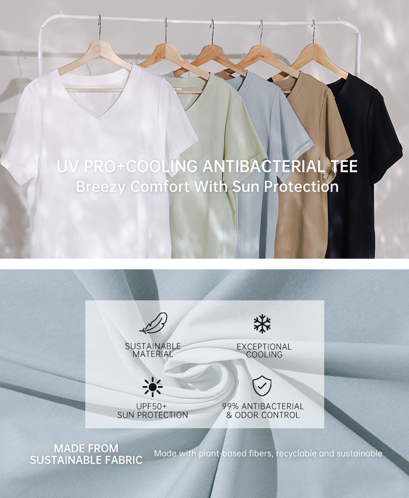 UV PRO+ Cooling Antibacterial Plus Size Tee