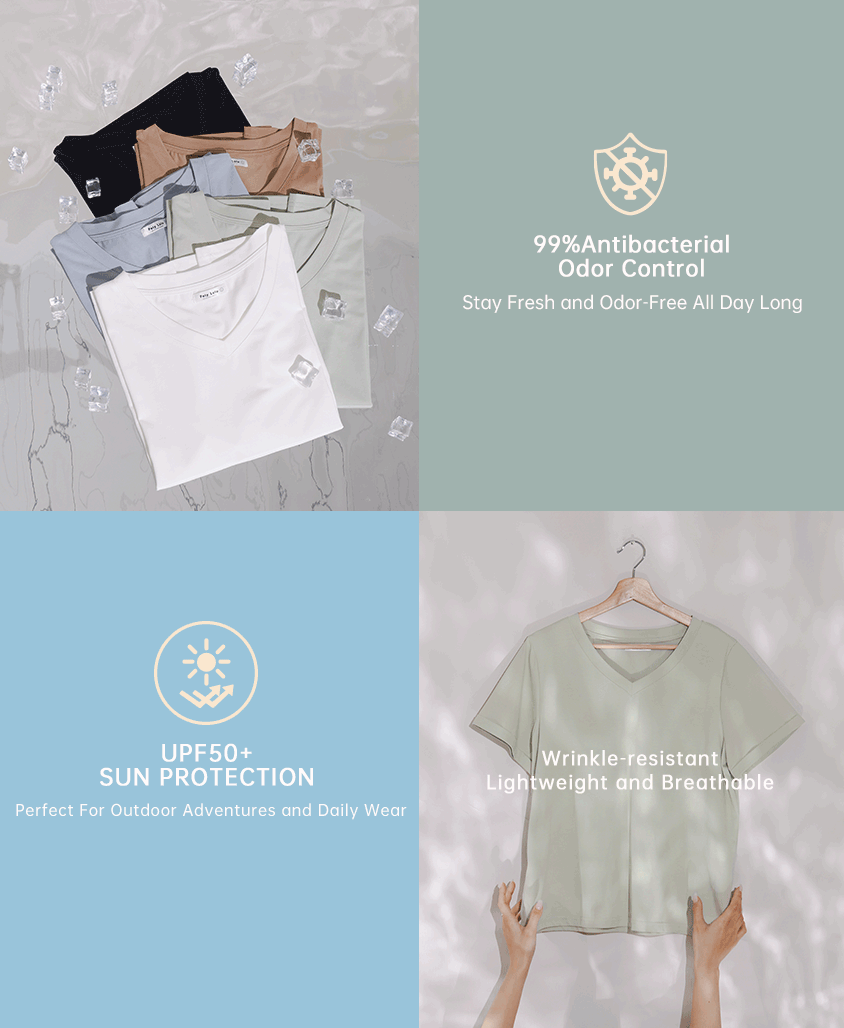 UV PRO+ Cooling Antibacterial Plus Size Tee