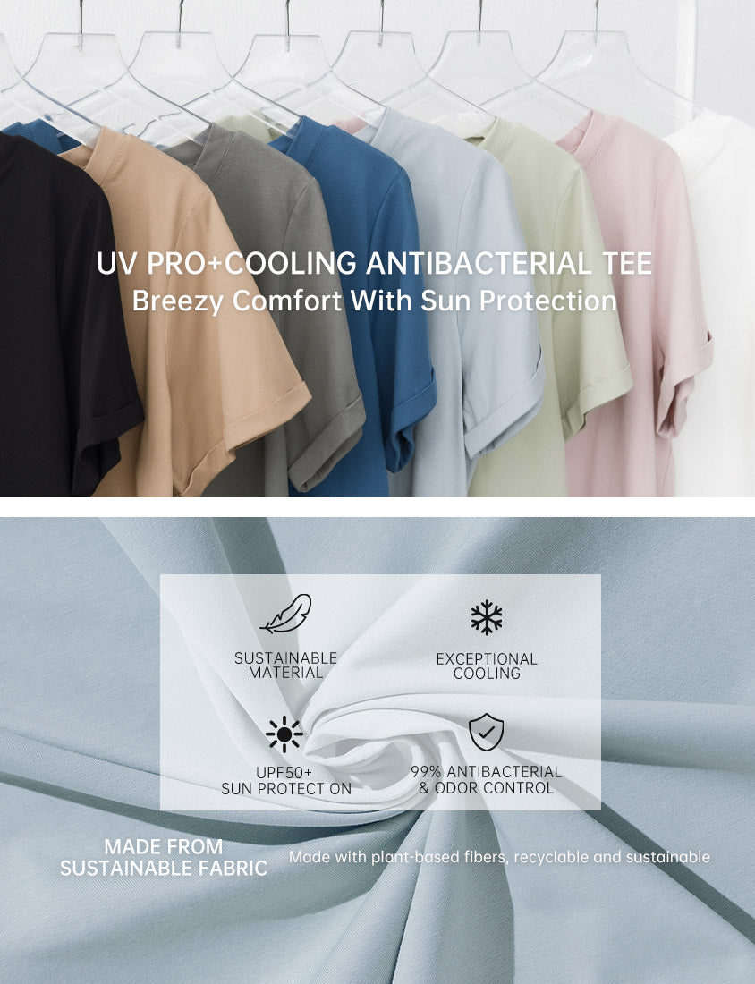 UV PRO+ Cooling Antibacterial Plus Size Tee