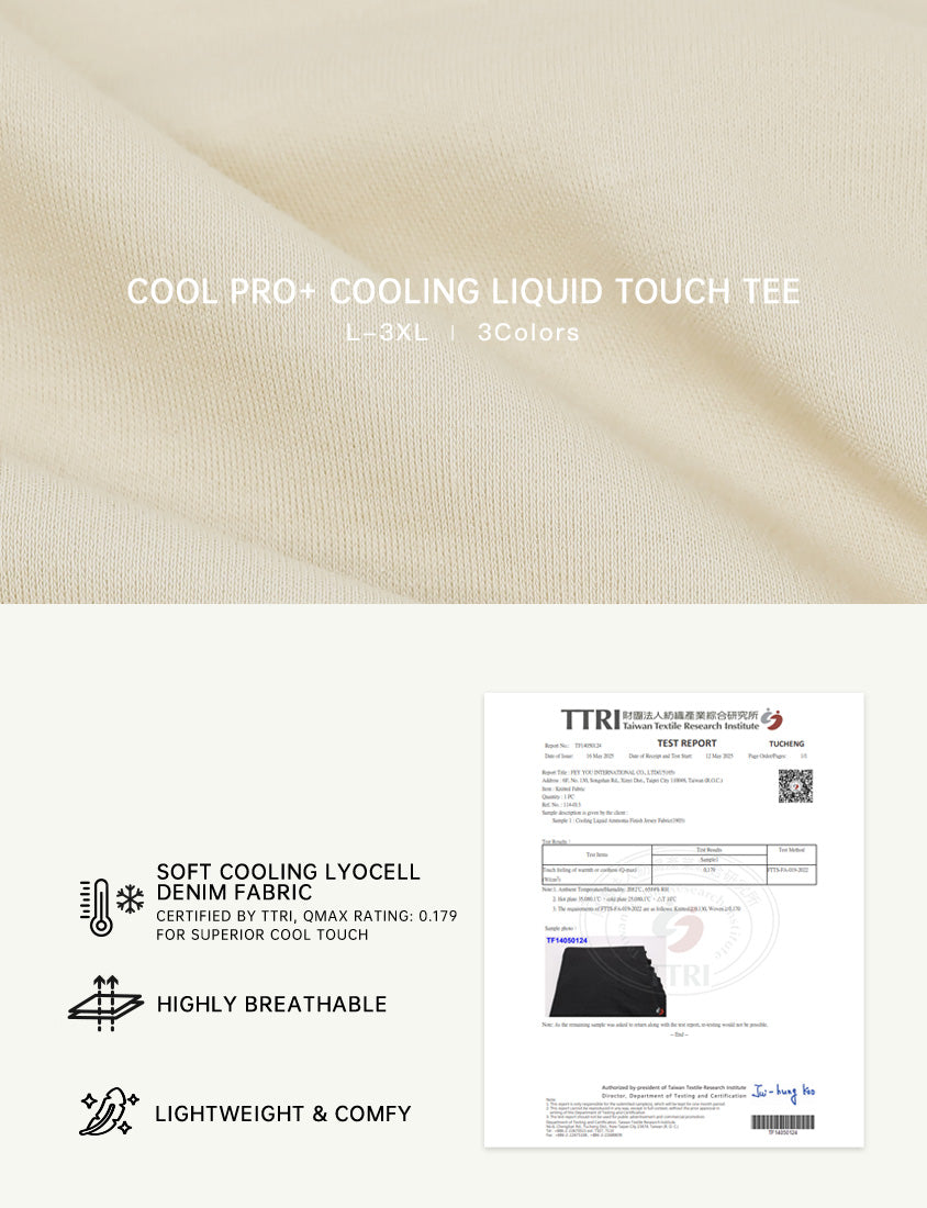 MORE U COOL PRO+ Liquid Touch Cooling Plus Size Tee