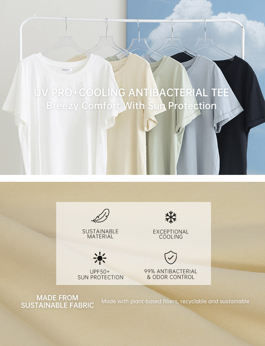 UV PRO+ Cooling Antibacterial Crew Neck Tee