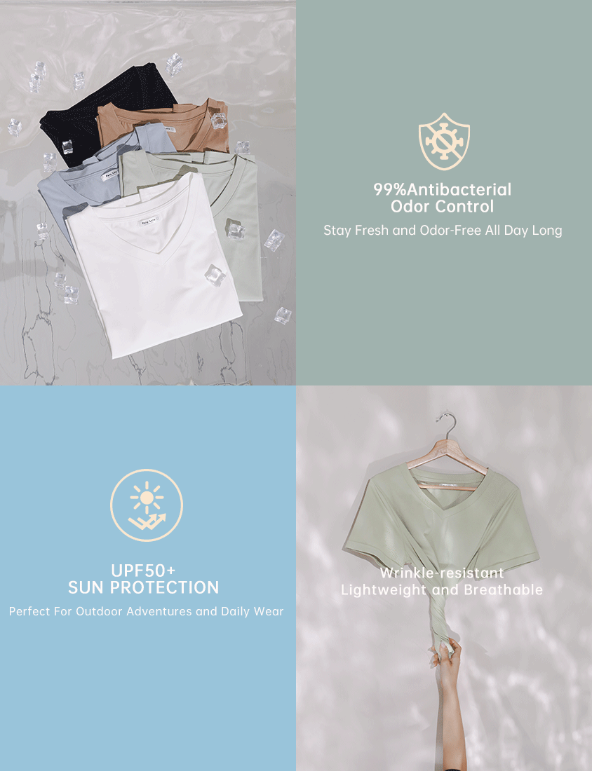 UV PRO+ Cooling Antibacterial Crew Neck Tee