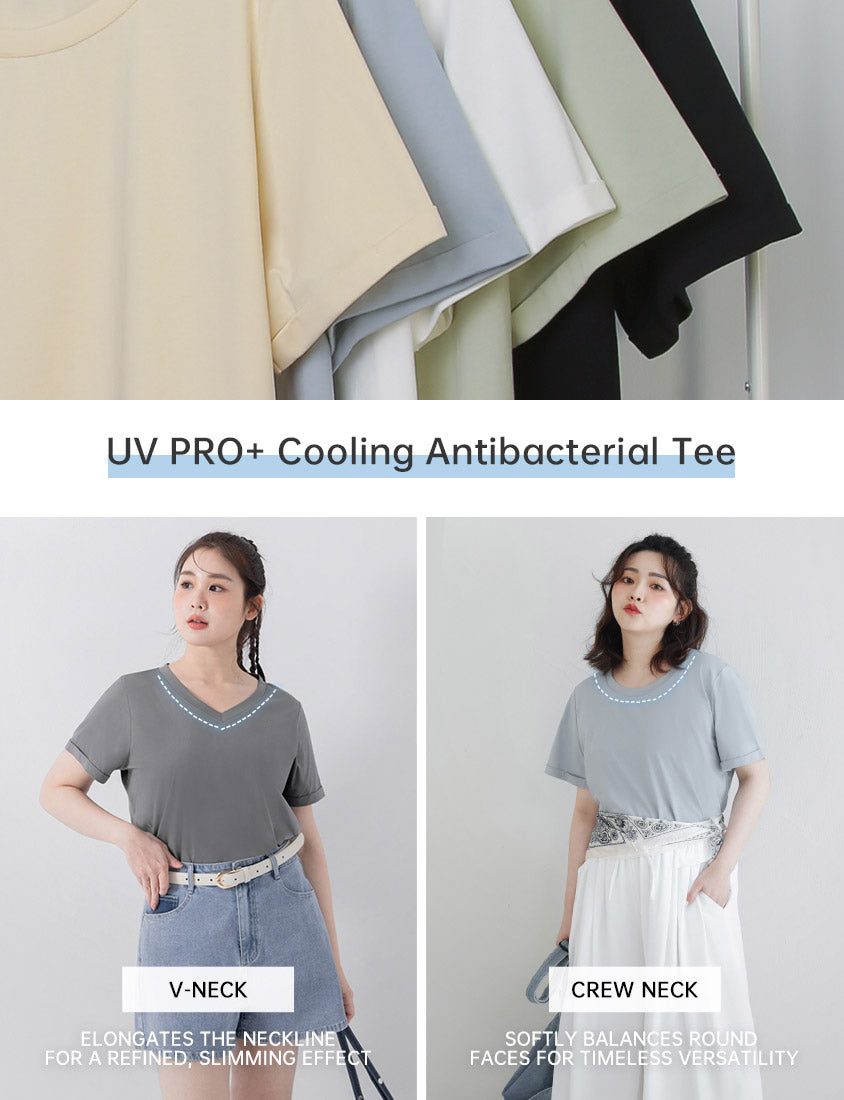 UV PRO+ Cooling Antibacterial Crew Neck Tee
