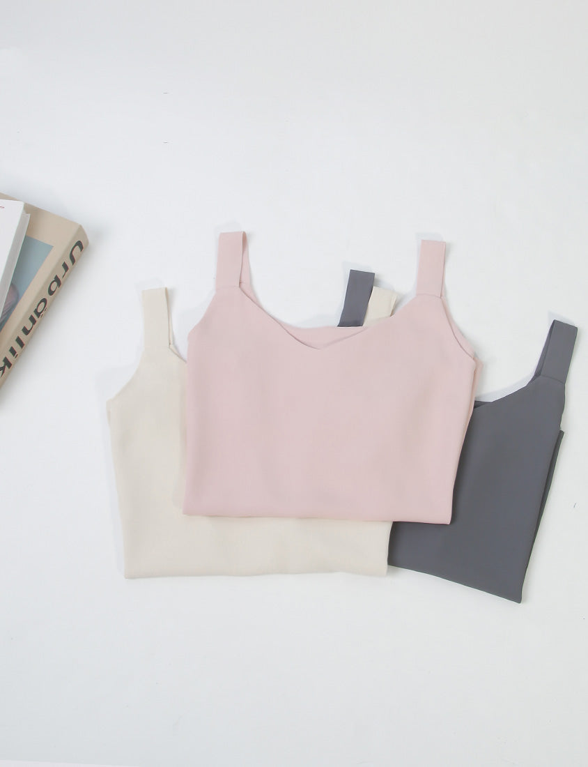 MISS. Two Way Reversible Matte Chiffon Plus Size Tank Top